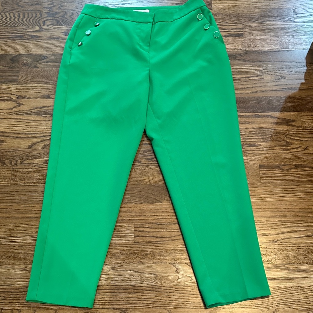 Cato Vibrant Green Women's Dress Pants - Picture 3 of 9